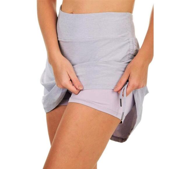 New Kyodan Elastic Waistband Built-in Shorts Ruched Side Tennis Golf Skort - Picture 3 of 10